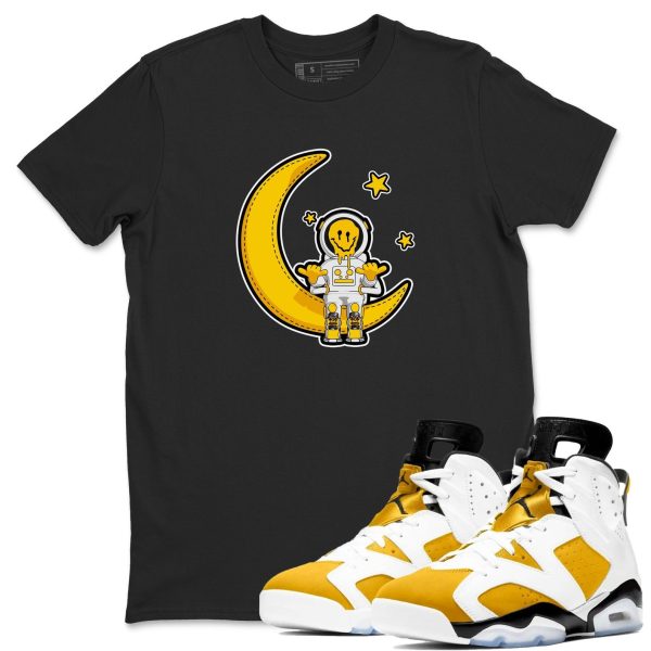 The Astronaut Sneaker Tee - Casual Unisex Cotton Sneaker T-Shirt To Match 6s Yellow Ochre Streetwear Jezsport.com