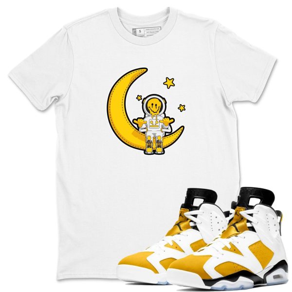 The Astronaut Sneaker Tee - Casual Unisex Cotton Sneaker T-Shirt To Match 6s Yellow Ochre Streetwear Jezsport.com