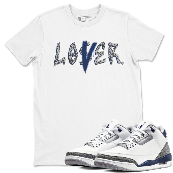 Loser Lover Sneaker Tee - Casual Unisex Cotton Sneaker T-Shirt To Match 3s Midnight Navy Jezsport.com