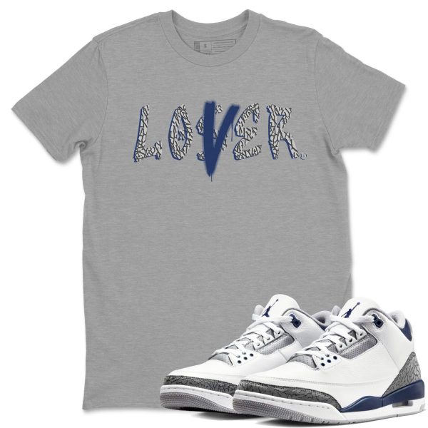 Loser Lover Sneaker Tee - Casual Unisex Cotton Sneaker T-Shirt To Match 3s Midnight Navy Jezsport.com