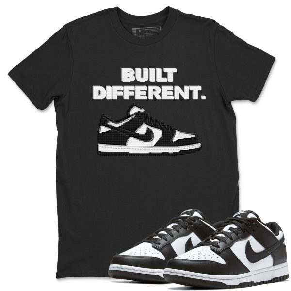 Built Different Sneaker Tee - Casual Unisex Cotton Sneaker T-Shirt To Match Dunks Panda Jezsport.com