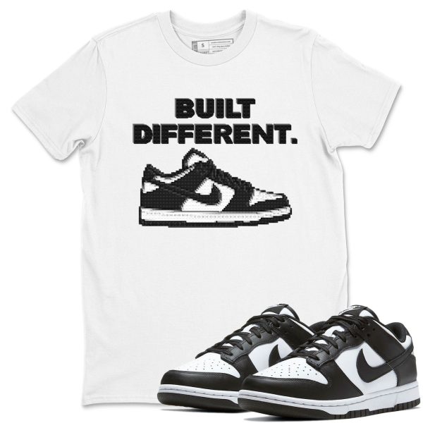 Built Different Sneaker Tee - Casual Unisex Cotton Sneaker T-Shirt To Match Dunks Panda Jezsport.com