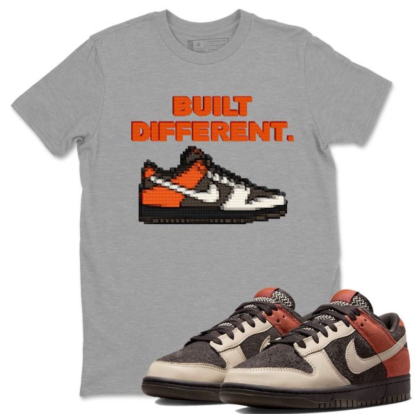 Built Different Sneaker Tee - Casual Unisex Cotton Sneaker T-Shirt To Match Dunks Red Panda Jezsport.com