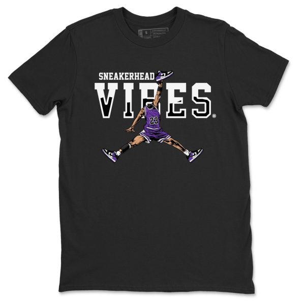 Sneakerhead Vibes Sneaker Tee - Casual Unisex Cotton Sneaker T-Shirt To Match Dunks Court Purple Jezsport.com