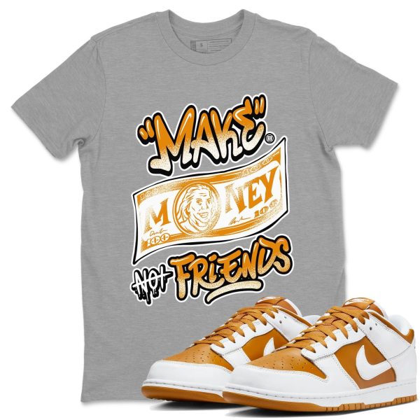 Make Money Not Friends Sneaker Tee - Unisex Cotton Sneaker Shirts To Match Jordans Dunks Dakr Curry Jezsport.com