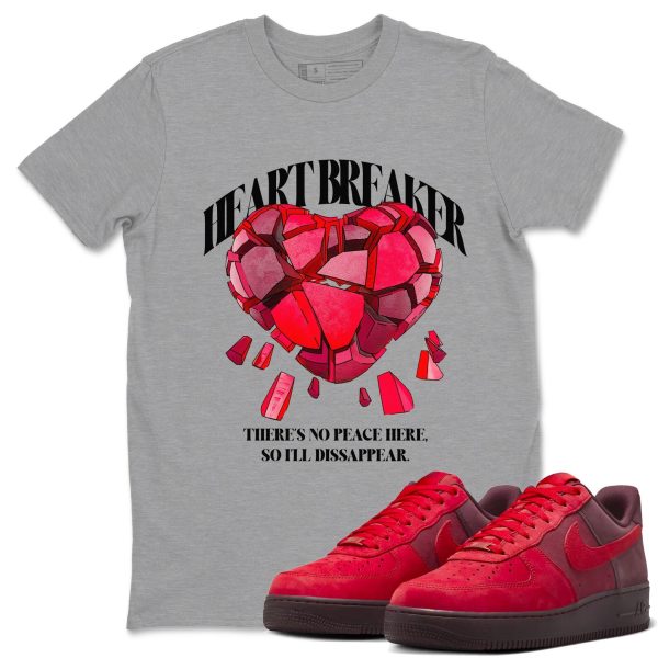 Heart Breaker Sneaker Tee - Unisex Cotton Sneaker Shirts To Match Jordans AF1 Layers Of Love Jezsport.com