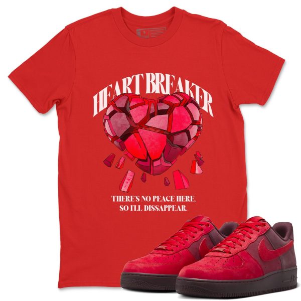 Heart Breaker Sneaker Tee - Unisex Cotton Sneaker Shirts To Match Jordans AF1 Layers Of Love Jezsport.com