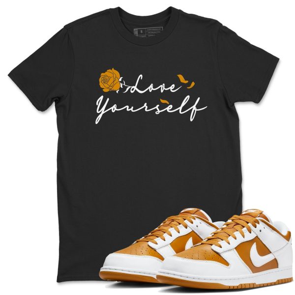 Love Yourself Sneaker Tee - Unisex Cotton Sneaker Shirts To Match Jordans Dunks Dakr Curry Jezsport.com