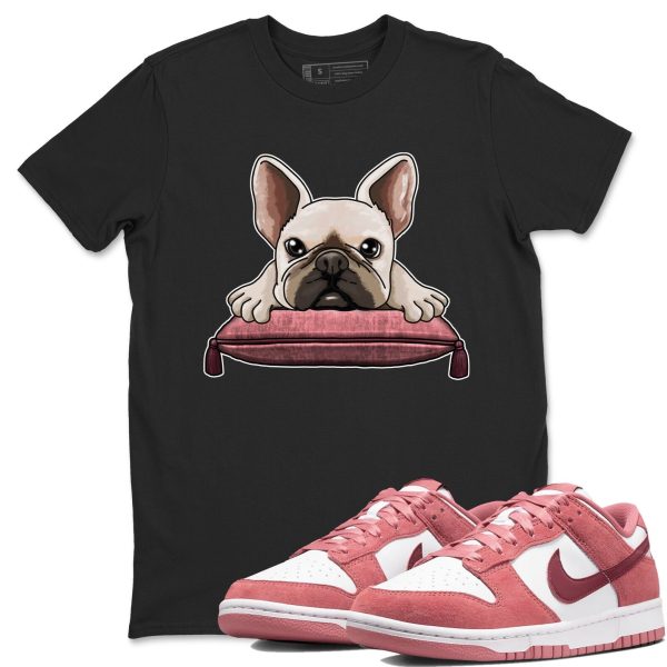 French Bulldog Sneaker Tee - Casual Unisex Cotton Sneaker T-Shirt To Match Dunks Valentine's Day Jezsport.com