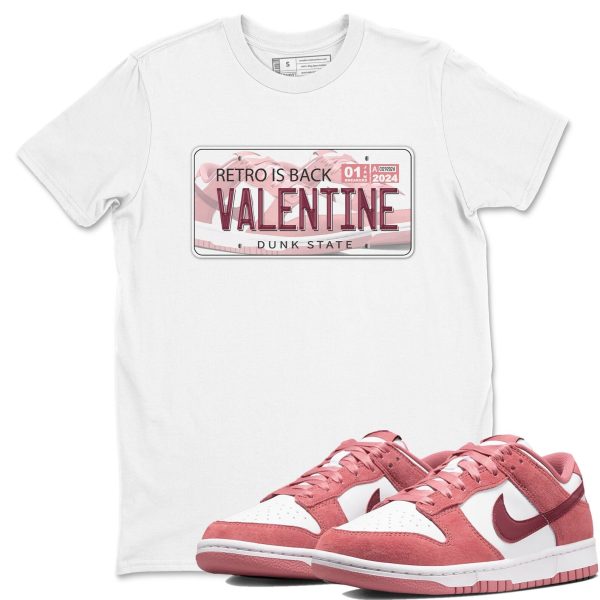 Sneaker plate Sneaker Tee - Casual Unisex Cotton Sneaker T-Shirt To Match Dunks Valentine's Day Jezsport.com