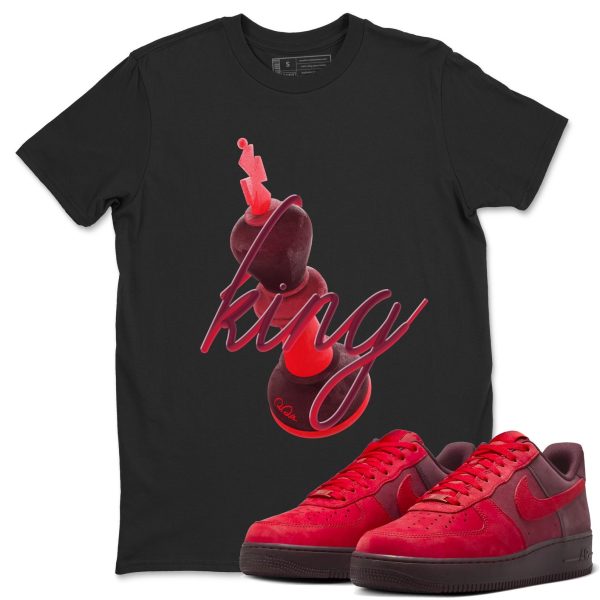 3D King Sneaker Tee - Casual Unisex Cotton Sneaker T-Shirt To Match AF1 Layers Of Love Jezsport.com