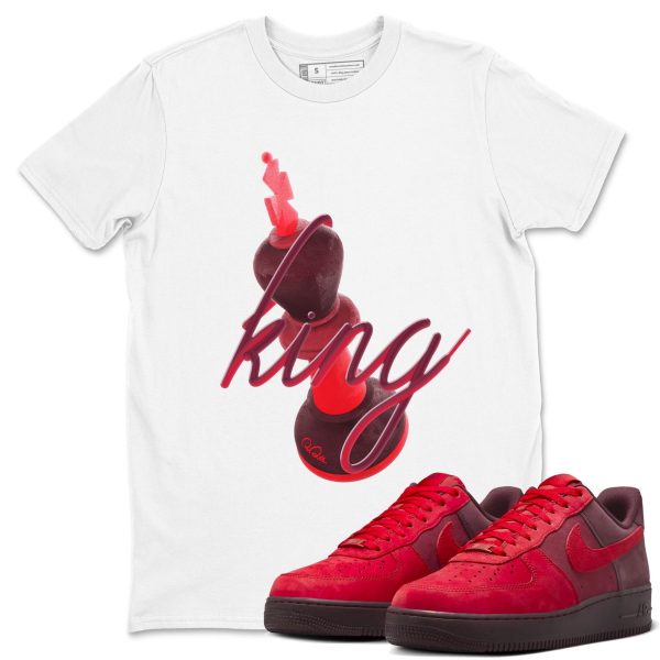 3D King Sneaker Tee - Casual Unisex Cotton Sneaker T-Shirt To Match AF1 Layers Of Love Jezsport.com