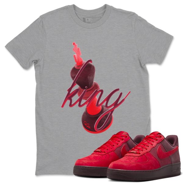 3D King Sneaker Tee - Casual Unisex Cotton Sneaker T-Shirt To Match AF1 Layers Of Love Jezsport.com