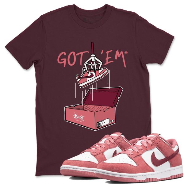 New Treasure Hunter - Unisex Crew Neck Sneaker Matching Tee Shirt To Match Dunks Valentine's Day 2024 Jezsport.com