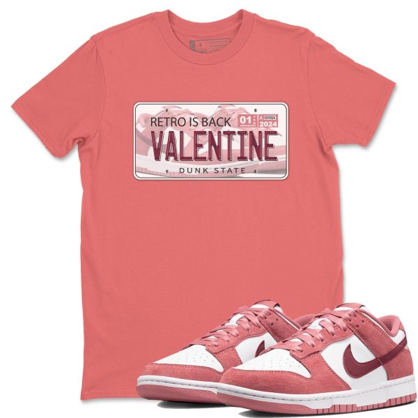 Sneaker Plate Unisex Crew Neck Sneaker Matching Tee Shirt To Match Dunks Valentine's Day 2027 Jezsport.com