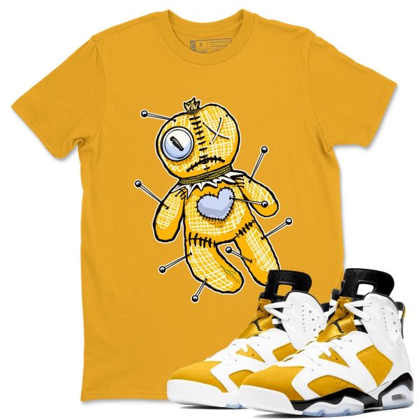 Linen Voodoo Doll - Shirt To Match Jordans 6s Yellow Ochre Jezsport.com