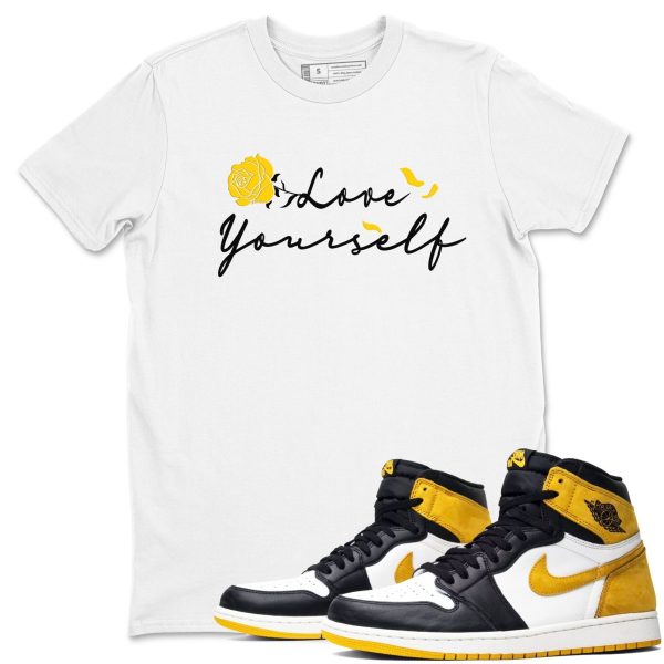 Love Yourself - Sneaker Shirts To Match Jordans 1s Yellow Ochre Jezsport.com