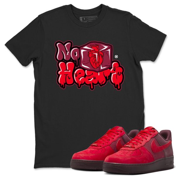 No Hearts Sneaker Tee - Unisex Cotton Sneaker Shirts To Match Jordans AF1 Layers Of Love Jezsport.com