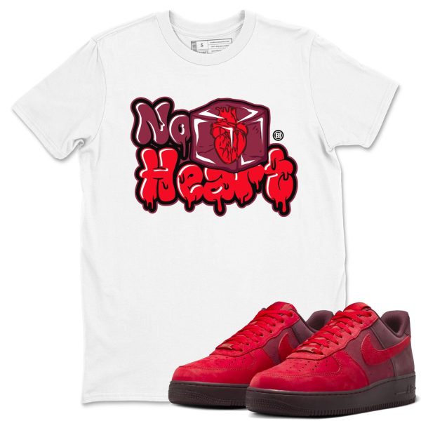 No Hearts Sneaker Tee - Unisex Cotton Sneaker Shirts To Match Jordans AF1 Layers Of Love Jezsport.com