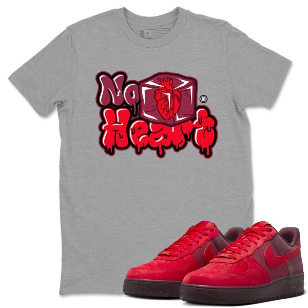 No Hearts Sneaker Tee - Unisex Cotton Sneaker Shirts To Match Jordans AF1 Layers Of Love Jezsport.com