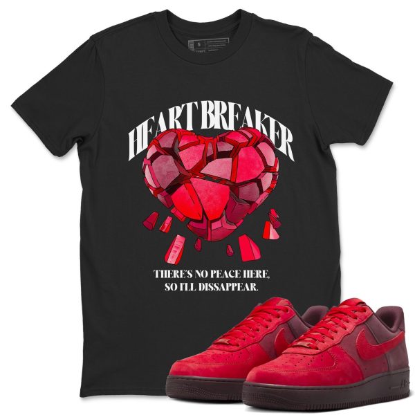 Heart Breaker Sneaker Tee - Unisex Cotton Sneaker Shirts To Match Jordans AF1 Layers Of Love Jezsport.com