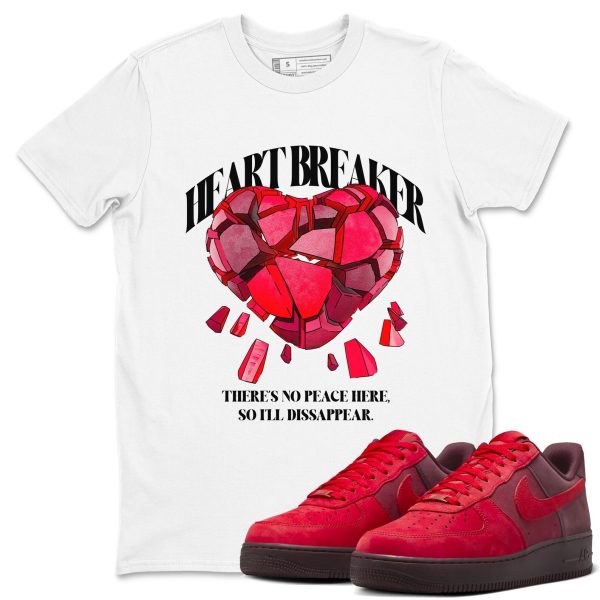 Heart Breaker Sneaker Tee - Unisex Cotton Sneaker Shirts To Match Jordans AF1 Layers Of Love Jezsport.com