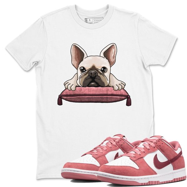 French Bulldog Sneaker Tee - Casual Unisex Cotton Sneaker T-Shirt To Match Dunks Valentine's Day Jezsport.com