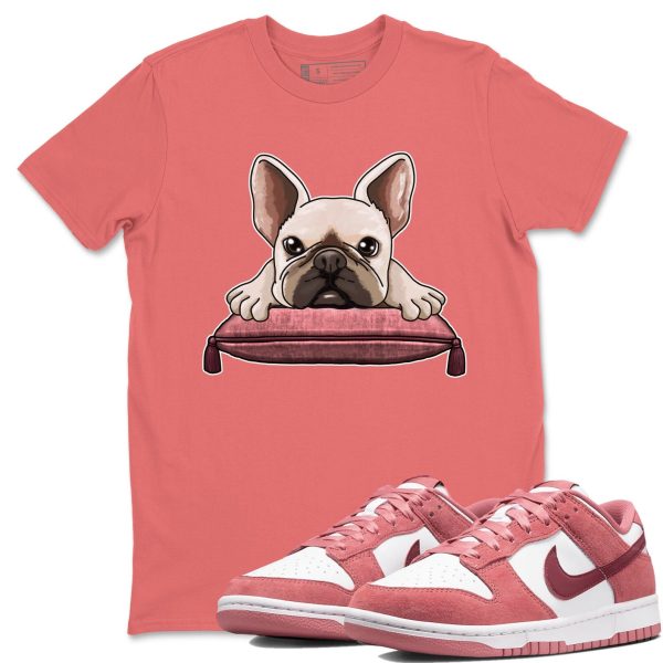 French Bulldog Sneaker Tee - Casual Unisex Cotton Sneaker T-Shirt To Match Dunks Valentine's Day Jezsport.com