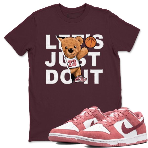 Rip Out Bear Sneaker Tee - Casual Unisex Cotton Sneaker T-Shirt To Match Dunks Valentine's Day Jezsport.com