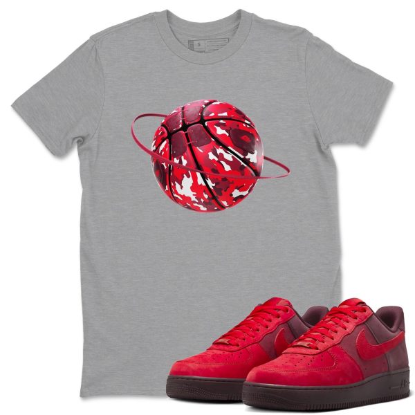 Camo Basketball Planet Sneaker Tee - Casual Unisex Cotton Sneaker T-Shirt To Match AF1 Layers Of Love Jezsport.com