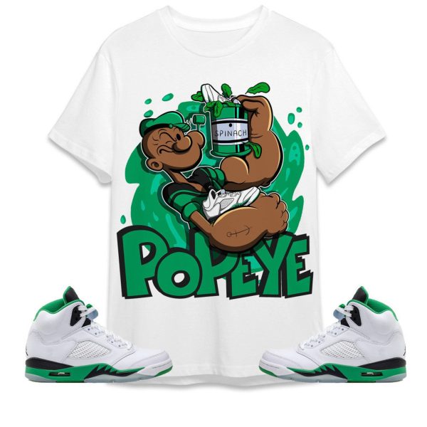 The Sailor Man Sneaker Unisex Tees Jordan 5 Lucky Green to match Sneaker, Outfit back to school Jezsport.com