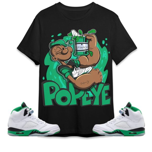 The Sailor Man Sneaker Unisex Tees Jordan 5 Lucky Green to match Sneaker, Outfit back to school Jezsport.com