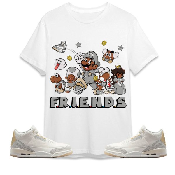 Super Friends Unisex Tees Jordan 3 Craft Ivory to match sneaker, Outfit Back to School Jordan Jezsport.com