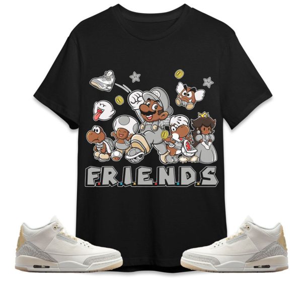 Super Friends Unisex Tees Jordan 3 Craft Ivory to match sneaker, Outfit Back to School Jordan Jezsport.com