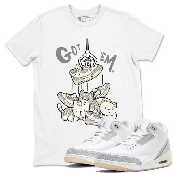 Treasure Hunter Sneaker Tee - Unisex Cotton Sneaker Shirts To Match Jordans 3s Craft Ivory Jezsport.com