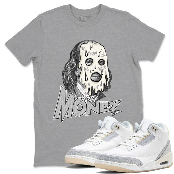 Dirty Money Sneaker Tee - Unisex Cotton Sneaker Shirts To Match Jordans 3s Craft Ivory Jezsport.com