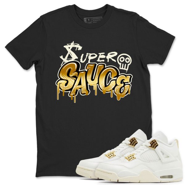 Super Sauce Unisex Crew Neck Sneaker Matching Tee Shirt To Match 4s Sail Jezsport.com