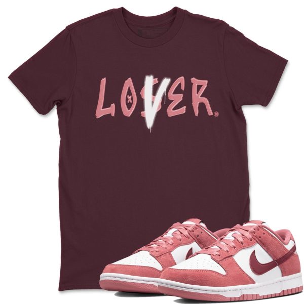 Loser Lover Unisex Crew Neck Sneaker Matching Tee Shirt To Match Dunks Valentine's Day Jezsport.com