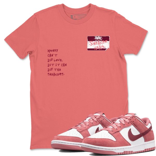 Sneakerhead Badge Unisex Crew Neck Sneaker Matching Tee Shirt To Match Dunks Valentine's Day Jezsport.com