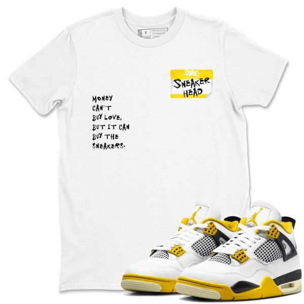 Sneakerhead Badge Unisex Crew Neck Sneaker Matching Tee Shirt To Match 4s Vivid Sulfur Jezsport.com