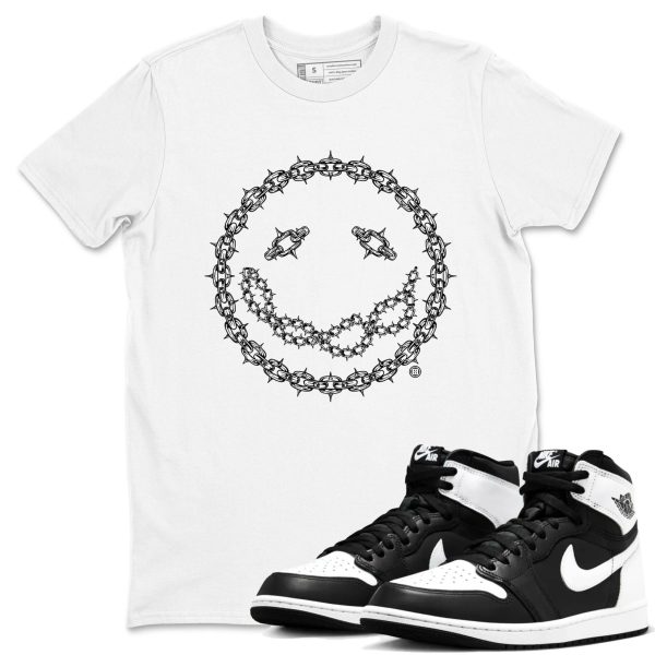 Chain Smile Unisex Crew Neck Sneaker Matching Tee Shirt To Match 1s Panda Jezsport.com