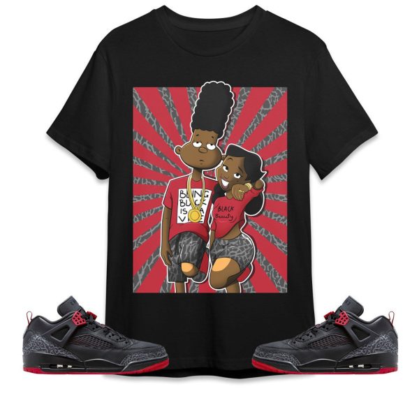 A Diffirent Love Unisex Tees Jordan Spizike Low Bred to match Sneaker, Outfit birthday graphic Tees Jezsport.com