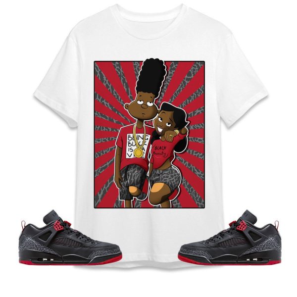 A Diffirent Love Unisex Tees Jordan Spizike Low Bred to match Sneaker, Outfit birthday graphic Tees Jezsport.com