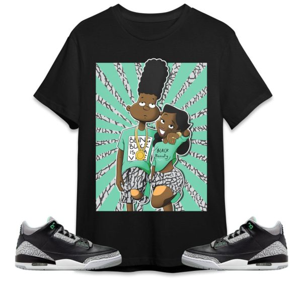 A Diffirent Love Unisex Tees Jordan 3 Green Glow to match Sneaker, Outfit birthday graphic Tees Jezsport.com