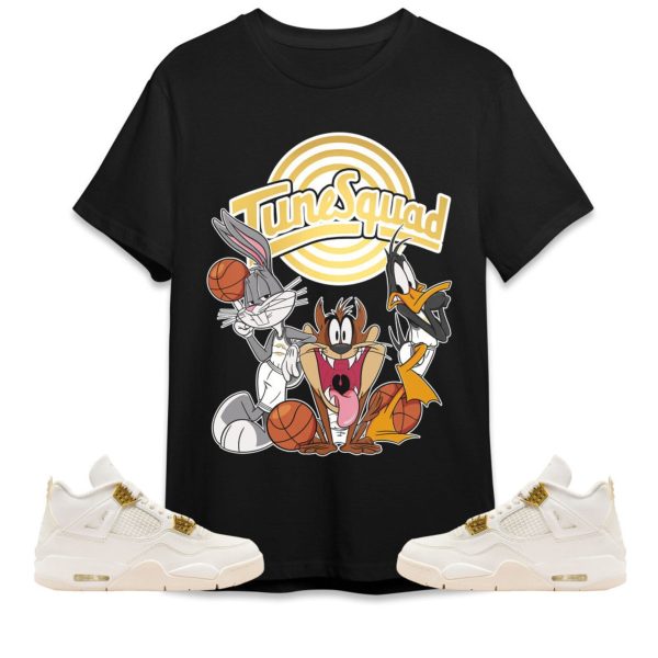 Tune Friends Unisex Tees Jordan 4 Sail to match Sneaker, Outfit back to school graphic Tees Jezsport.com