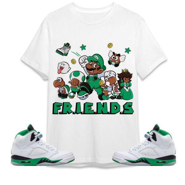 Super Friends Unisex Tees Jordan 5 Lucky Green to match sneaker, Outfit Back to School Jordan Hooodie Jezsport.com