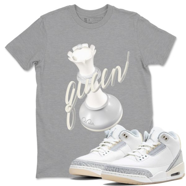 3D Queen Sneaker Tee - Unisex Cotton Sneaker Shirts To Match Jordans 3s Craft Ivory Jezsport.com