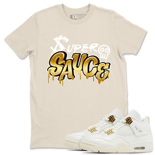 Super Sauce Unisex Crew Neck Sneaker Matching Tee Shirt To Match 4s Sail Jezsport.com