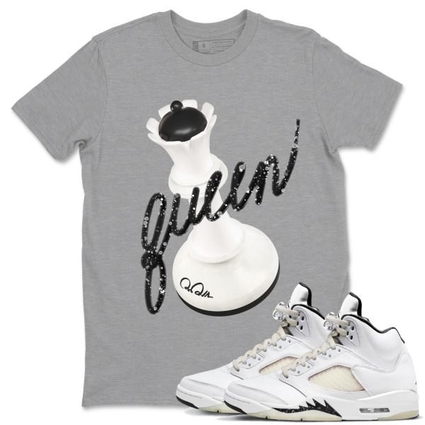 3D Queen Unisex Crew Neck Sneaker Matching Tee Shirt To Match 5s Sail Jezsport.com