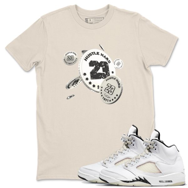 Coin Drop Unisex Crew Neck Sneaker Matching Tee Shirt To Match 5s Sail Jezsport.com